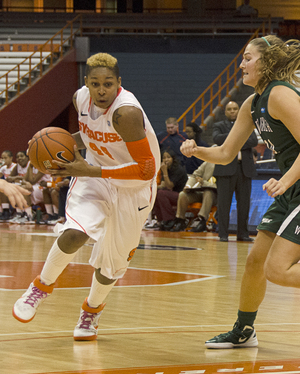 Carmen Tyson-Thomas and Syracuse hope to improve their 3-point shooting against Loyola (Md.) after going just 3-for-20 from beyond the arc Tuesday against Wagner.