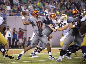 Syracuse will open up its season at 7 p.m. against Rhode Island on Sept. 4. It then has two 12:30 games in the ensuing weeks against Wake Forest and Central Michigan. 