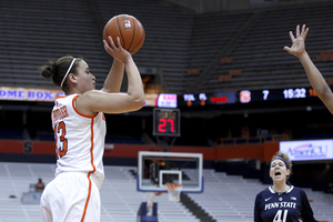 Brianna Butler leads the nation in made 3-pointers this season. But she also leads it in attempts and misses. Head coach Quentin Hillsman wants her to shoot every time she's open.