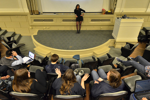 The five Student Association members at the conference each took on a specific issue relating to college students, including sexual violence; gentrification; gay, lesbian, bisexual and transgender access to resources; physical accessibility; and mental health.