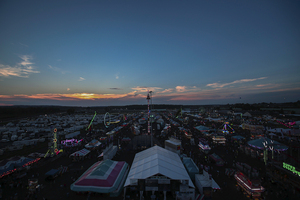 Before a fairground was established, the Great New York State Fair used to be held in Syracuse's Old Courthouse.