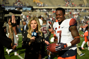 Amba Etta-Tawo set a school record with 270 receiving yards in a single game. The Orange's offense ran through him on Saturday.