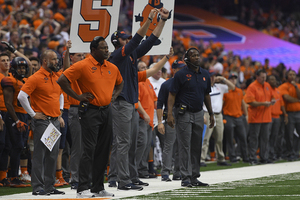 Dino Babers said Monday that he and his players spoke alone after losing to Pittsburgh last season. No other coaches were allowed in.