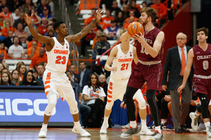 Syracuse allowed 14 3-pointers to Colgate in its 72-58 win on Saturday afternoon.