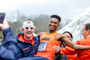 Justyn Knight celebrated his first national championship in the fall. 