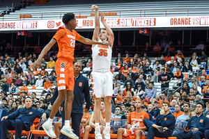 Buddy Boeheim played his first game as an Orange Friday night in the Carrier Dome.