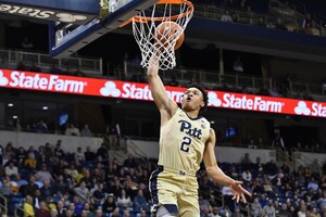 McGowens, pictured earlier this season, has averaged 13.2 points per game as a freshman. 