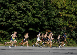 Both the men's and women's teams finished in the top-two at Colgate.