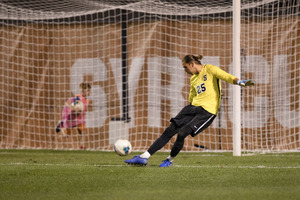 Christian Miesch has assumed the starting goalkeeper position for SU, starting the last five games.