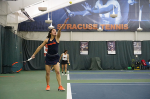 Miranda Ramirez lost her set against No. 15 Virginia this weekend.