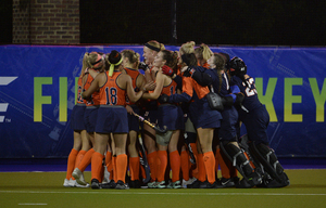 Laura Graziosi scored a penalty goal with two minutes remaining to give SU the win. 