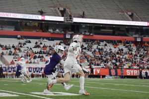 Syracuse’s defense held Stony Brook to 2-of-7 on extra man opportunities, helping lead to a 14-9 victory. 