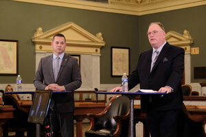 Candidates Bill Kinne and Ryan McMahon debated about topics such as money investments and community engagement at the Onondaga County Executive Debate. The election will take place next week on Tuesday.