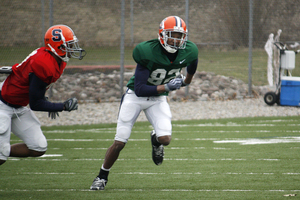 Van Chew has added 15 pounds of bulk to his frame coming into spring practice. After only catching six passes in 2009, Chew looks to have a breakout year this season.