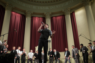 Otto Tunes was awarded third place during the fifth ICCA Mid-Atlantic quarterfinals at Hendricks Chapel on March 1, 2014.