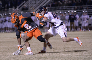 Hakeem Lecky picks up a ground ball. 