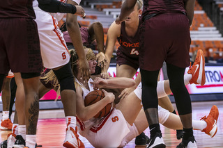 Strautmane collected seven of Syracuse's 36 rebounds Thursday night.